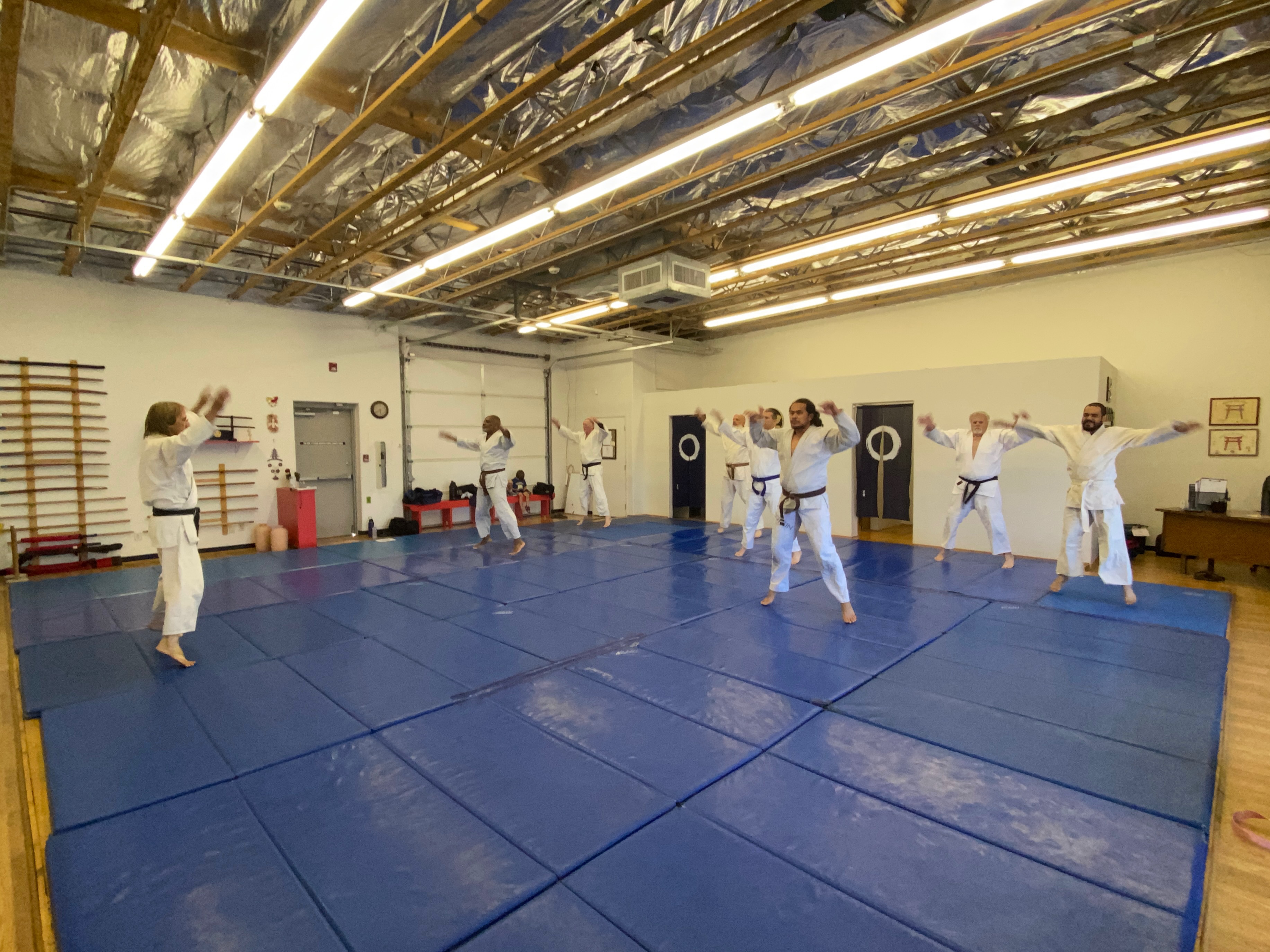Martial arts training at Daibudo Kodenkan Matsuno Kenshukai in Tucson
